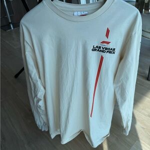Las Vegas Grand Prix Cream Long Sleeve Tee